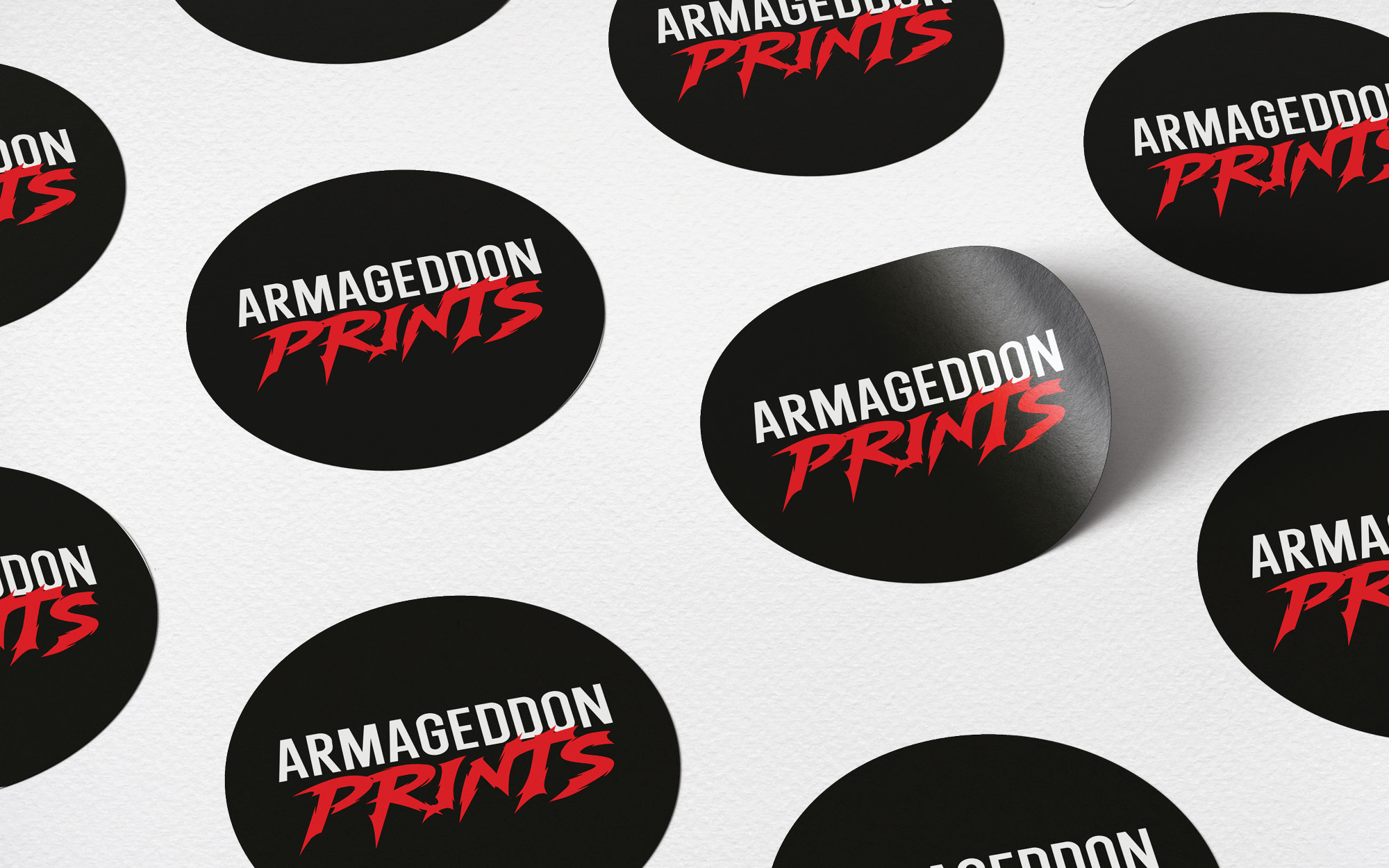 Armageddon Prints Stickers